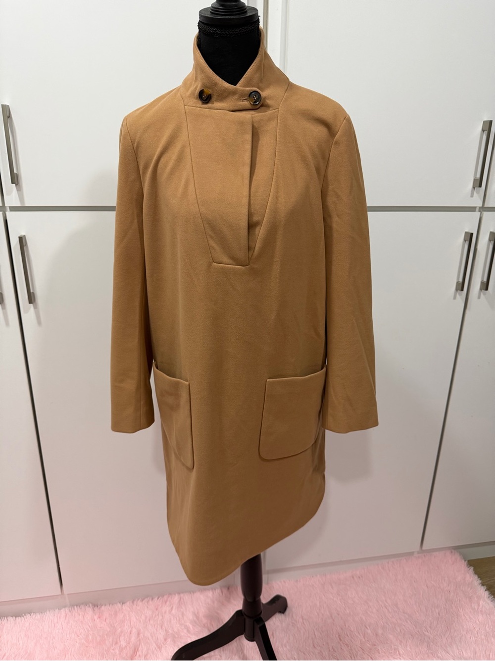 Tuckernuck Camel Emerson Coat Dress